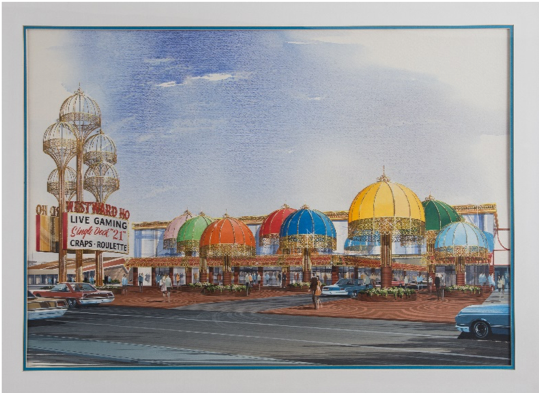 Rendering of the Westward Ho by Brian “Buzz” Leming. Brian K. Leming, Sr. Collection.