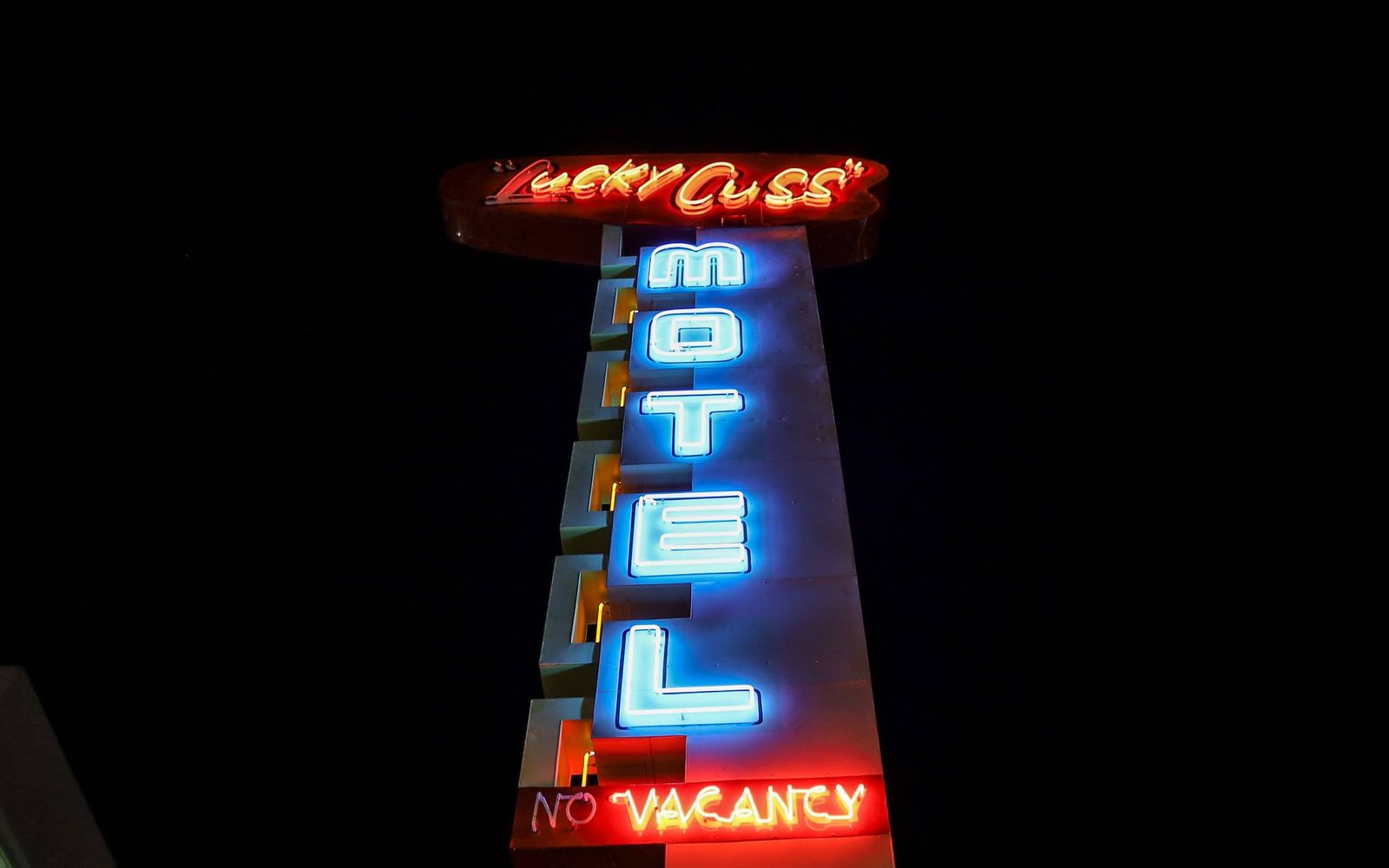 Lucky Cuss Motel - part of the Las Vegas Scenic Byway project