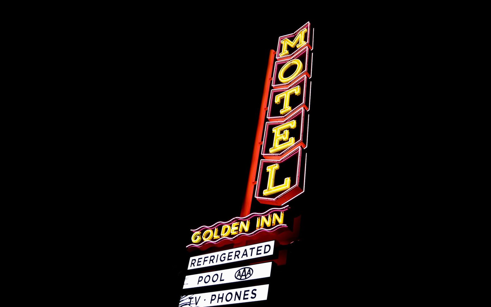 Golden Inn Motel - part of the Las Vegas Scenic Byway project
