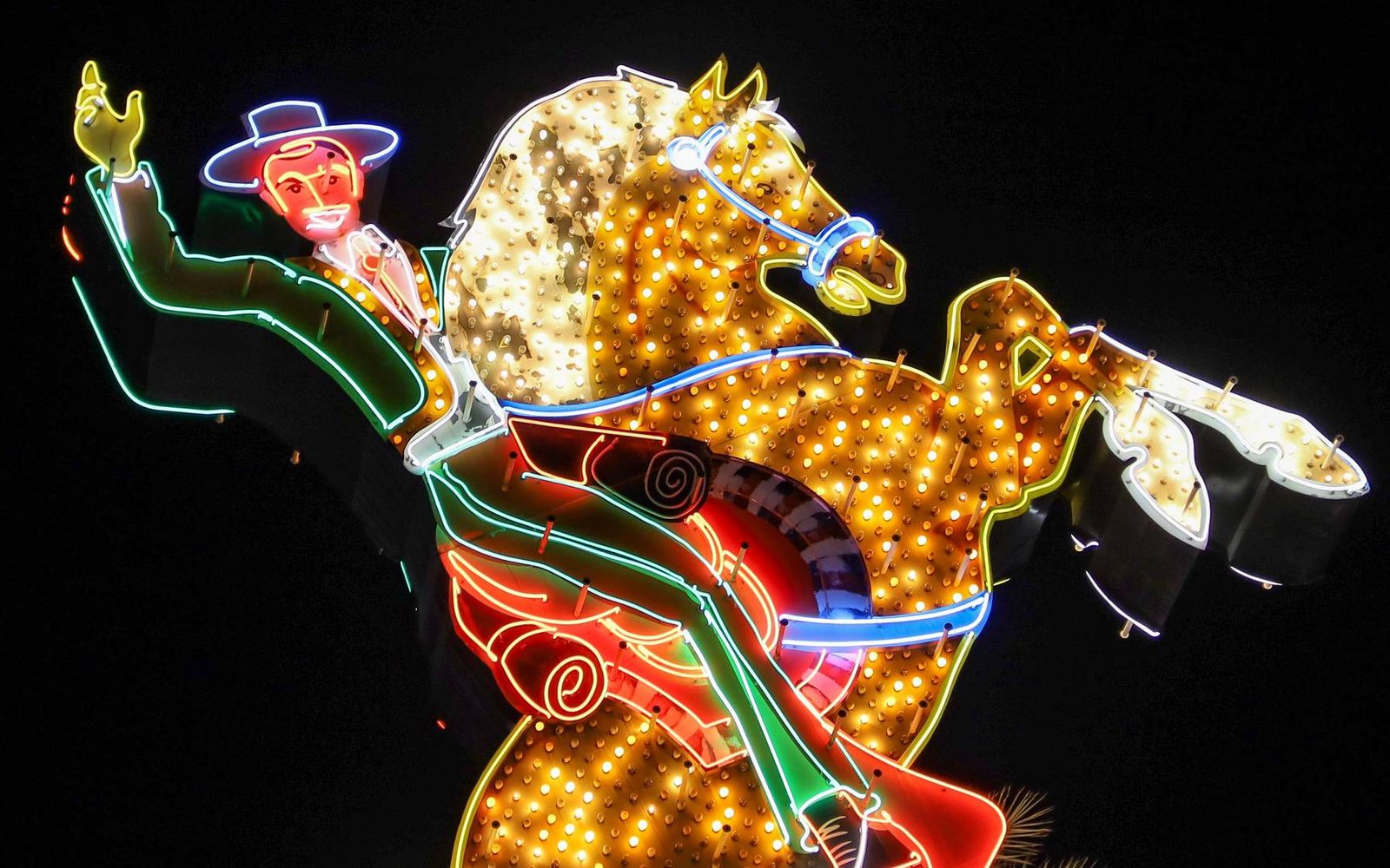 LDR_masthead_image-aspect-ratio-2048-1118 The Hacienda Horse and Rider depicting what is probably the first Person of Color represented on a neon sign.