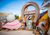NG Gallery 13 An overview image of The Neon Museum's North Gallery, featuring the Flamingo's feather and a Binion's horseshoe with the