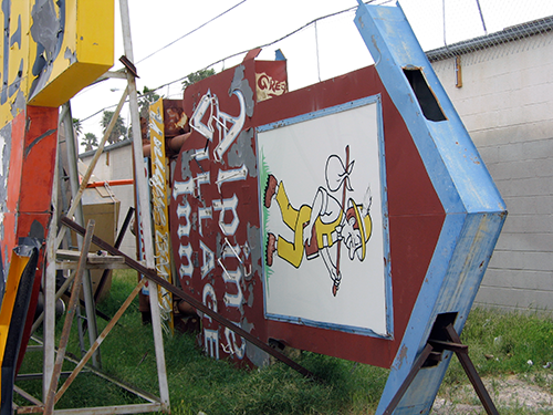 Alpine Village Inn sign