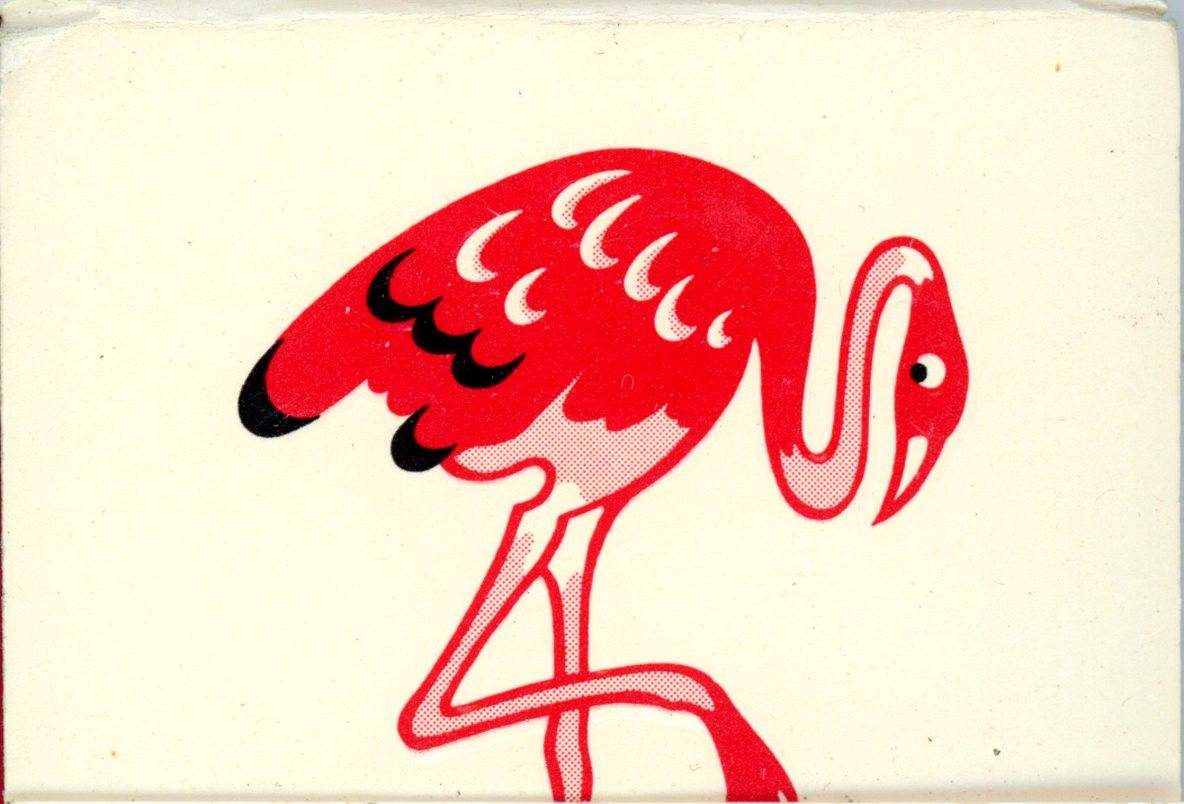 Flamingo matchbook