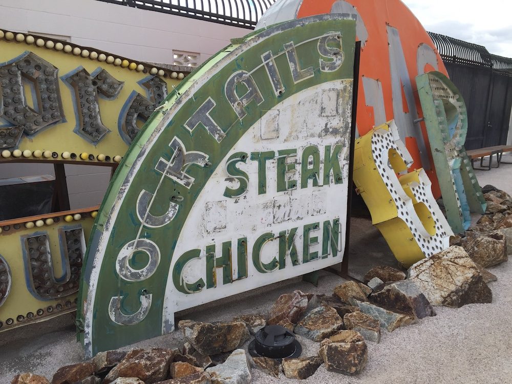 The oldest sign from the 1930s Green Shack