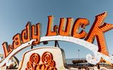 Lady Luck sign in the North gallery