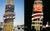 Tower of Pizza, Las Vegas Strip, May, 1979, Toon Michiels, American Neon Signs by Day & Night Tower of Pizza, Las Vegas Strip, May, 1979, Toon Michiels, American Neon Signs by Day & Night