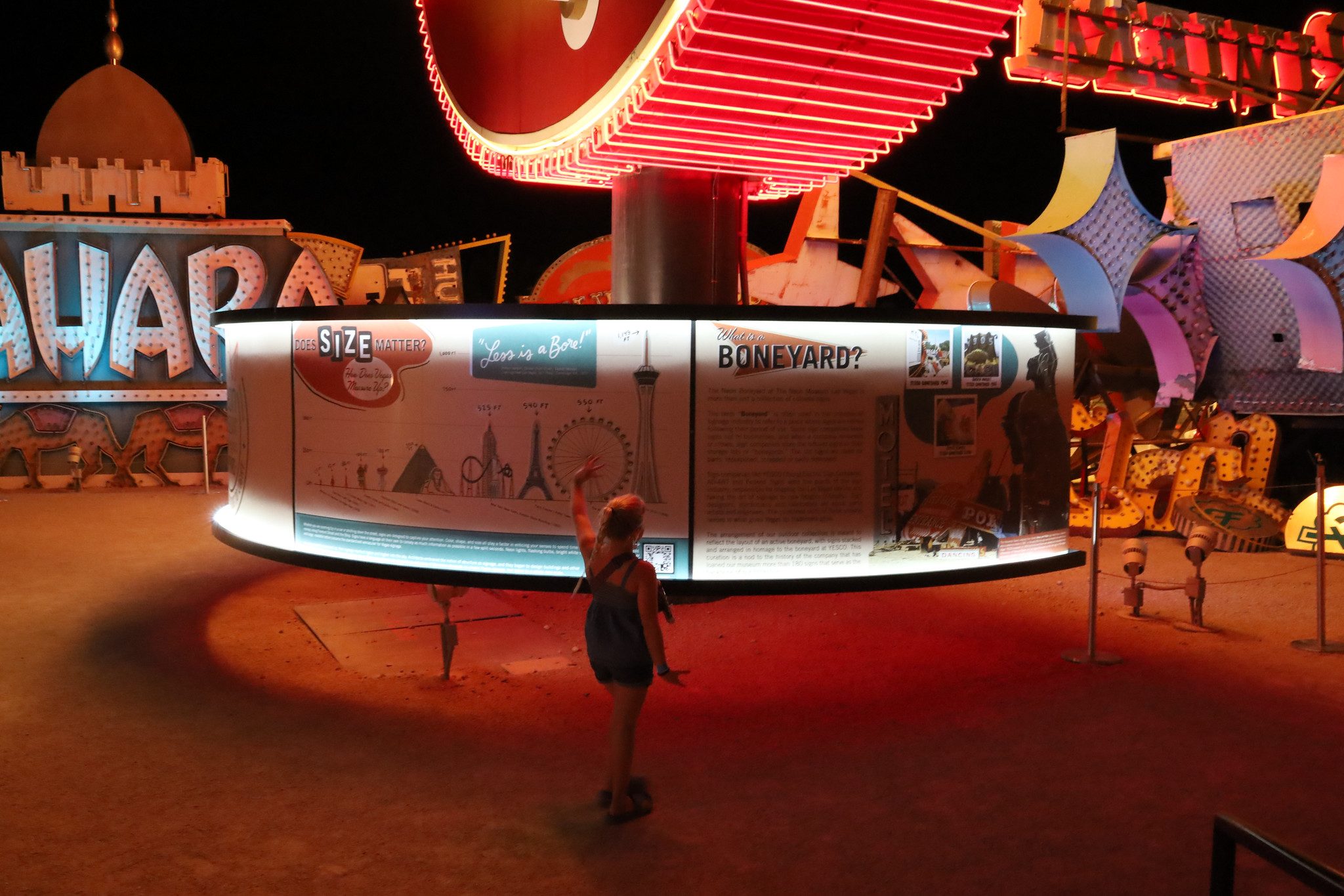 Kids of all ages can learn and enjoy at The Neon Museum