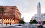 Las Vegas Museum of Art render, expected completion date in 2028, Kéré Architecture, 2024