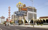 Las Vegas Strip during daytime featuring the El Morocco (cropped), Vintage Las Vegas, July 1967