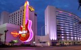 Hard Rock Hotel & Casino sign in Biloxi, Mississippi, Sun Herald, 2015