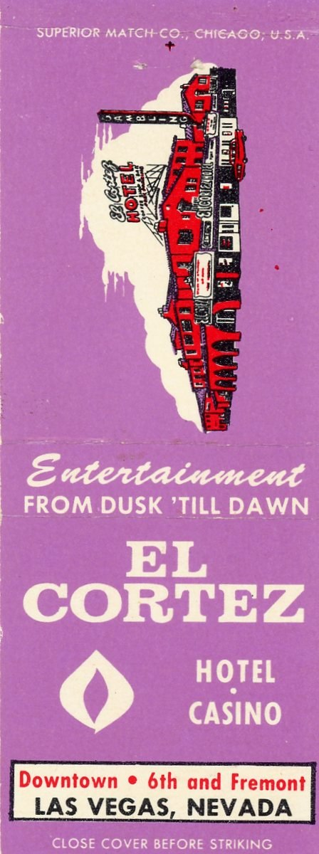 El Cortez Matchbook