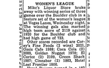 Newspaper clipping of a Las Vegas Review-Journal article