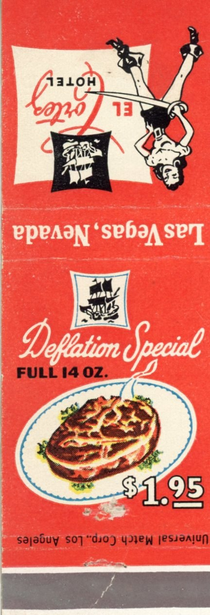 El Cortez matchbook