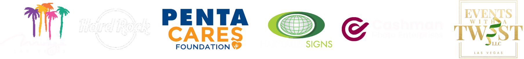 Siegfried & Roy Sculpture unveiling sponsors: The Mirage Las Vegas, Hard Rock International, PENTA CARES, Hartlauer Signs, Cashman Photo Enterprises, Events with a Twist