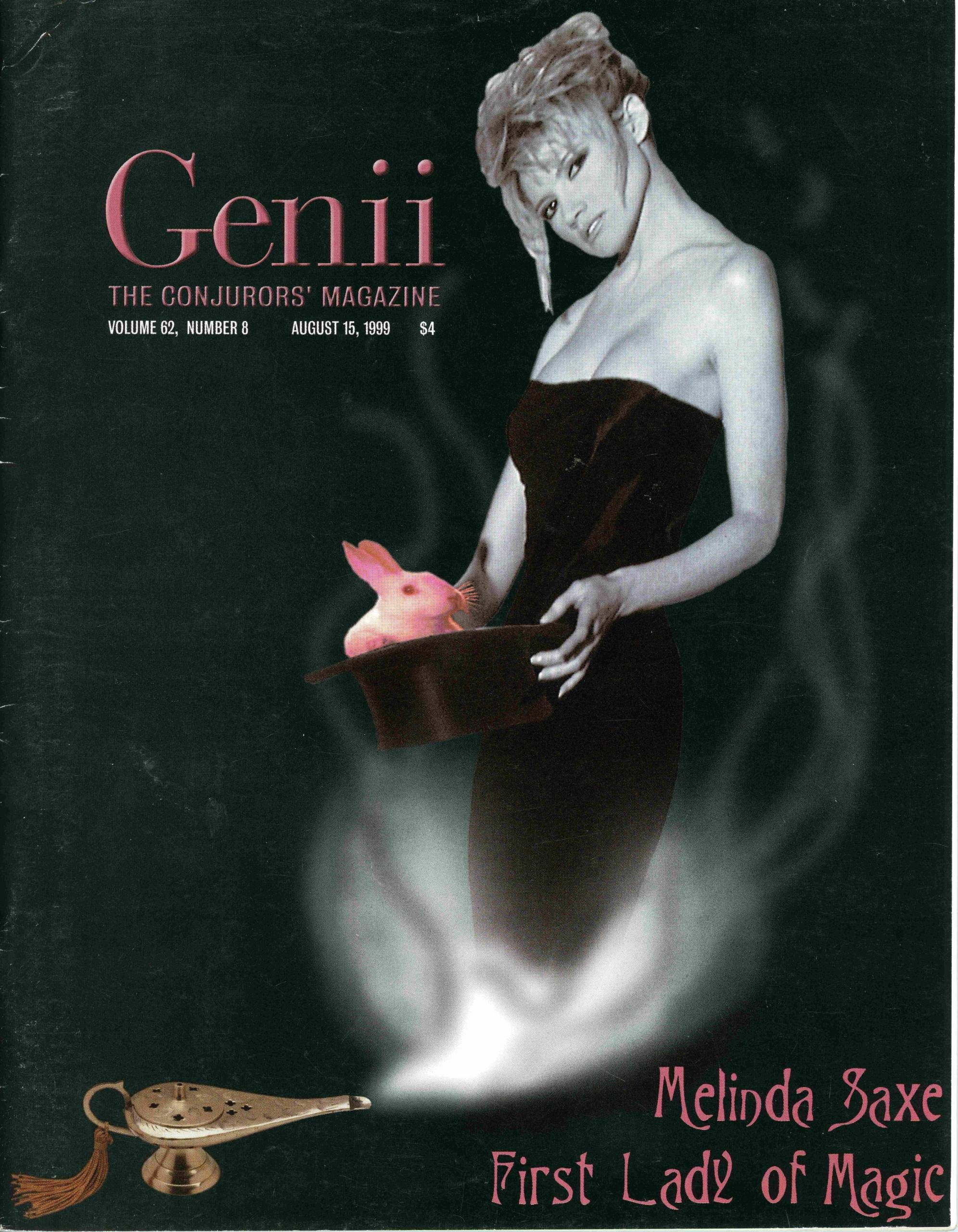 Melinda Saxe in Genii magazine