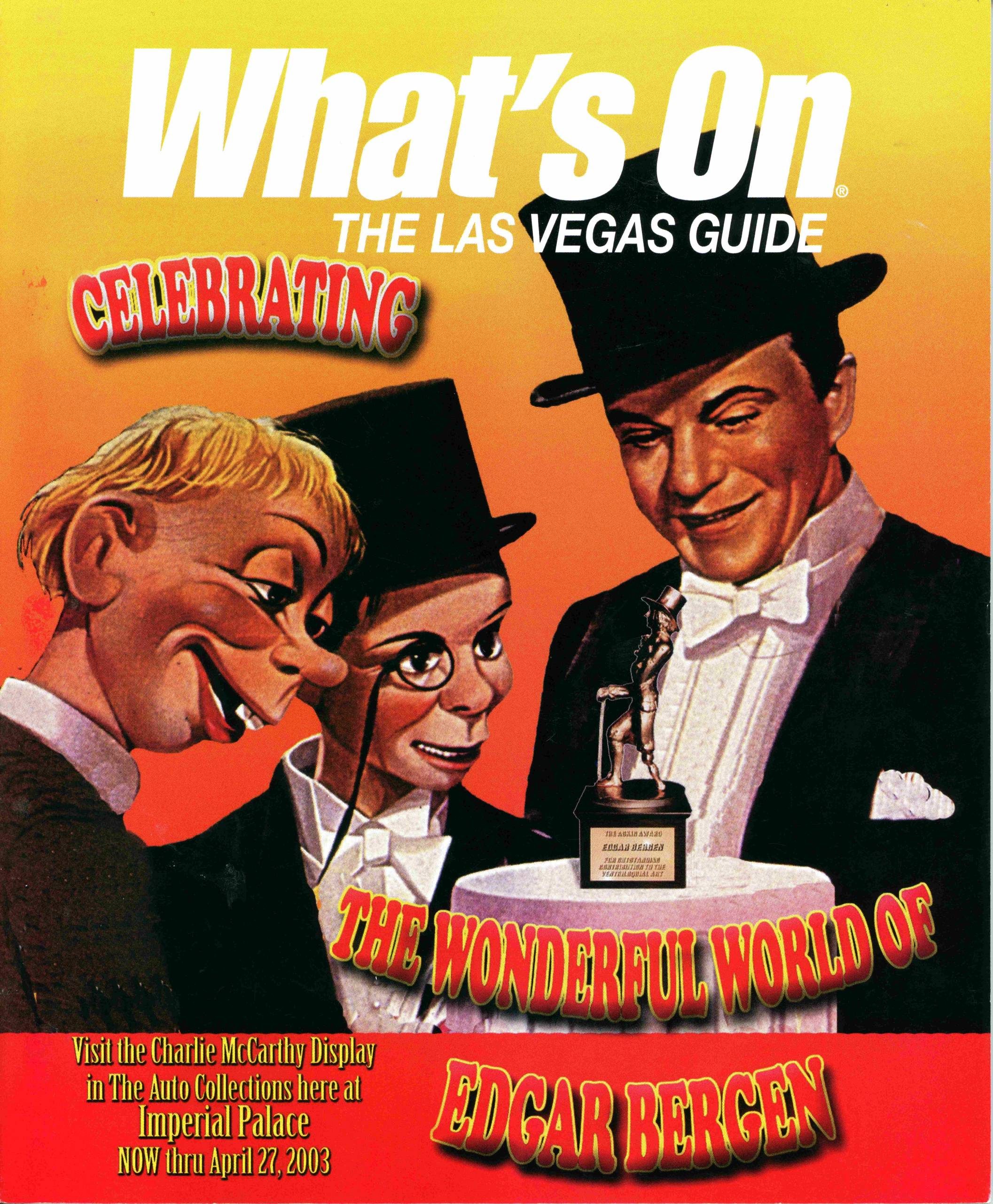 Illustration of Edgar Bergen