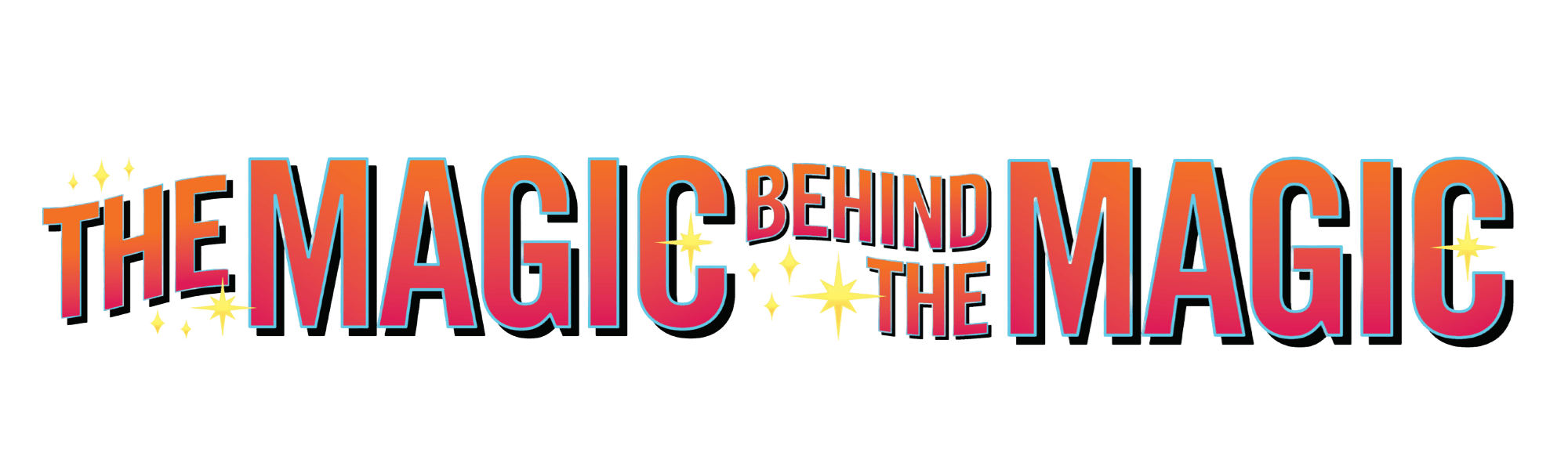 A graphic text that says, 