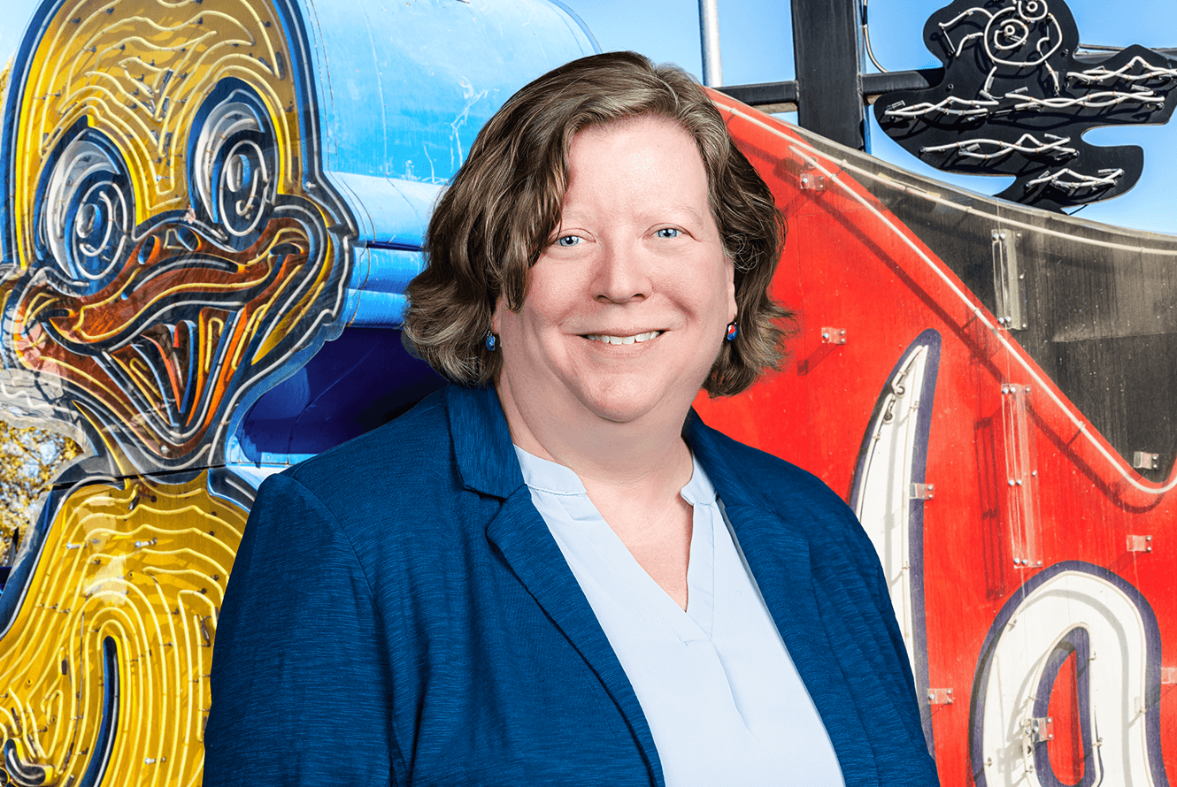 Image of Megan Bryant, Chief Collections Officer at The Neon Museum