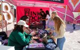 Children see fossils during STEAM Family Fest.