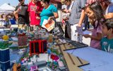 STEAM Family Fest attendees see Las Vegas diagram from plastic bricks.